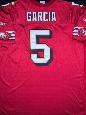 Rare Reebok Authentic 49ers JEFF GARCIA Football Jersey Size 60